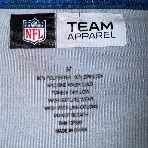 Denver Broncos NFL Team Apparel Blue Camo Football T-Shirt Men Size Medium Logo - Picture 4 of 8